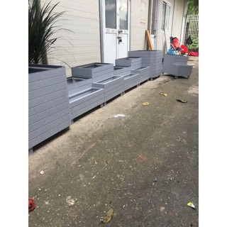 Chậu composite mẫu sole cao thấp [ có tặng kèm chân đế ]
