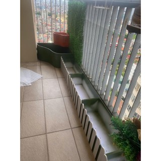 Chậu composite mẫu sole cao thấp [ có tặng kèm chân đế ]
