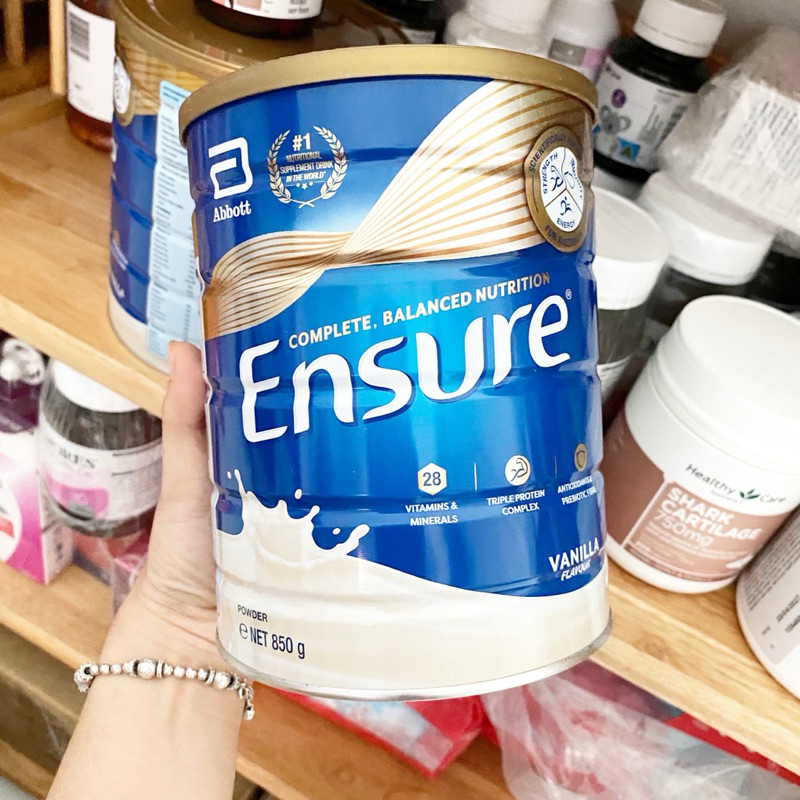 SỮA ENSURE ÚC 850G DATE 2026