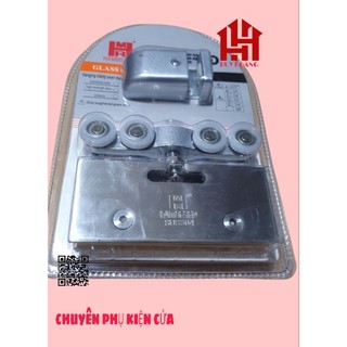 Bánh Xe Treo Máng Nhôm Cửa Lùa Kính Cường Lực Inox 304
