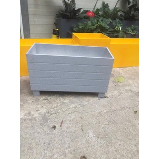 chậu trồng cây composite màu giả đá