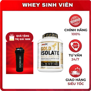 [Chính hãng] Sữa tăng cơ Amix Gold Isolate Whey Protein, 5 Lbs (76 Servings) nhập khẩu Anh