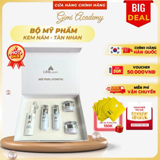    Mỹ phẩm chính hãng   Bộ Mỹ Phẩm Kem Nám  Tàn Nhang GiMi Luxury Hàn Quốc Vỏ Trắng Dưỡng Trắng Da Mới Nhất 