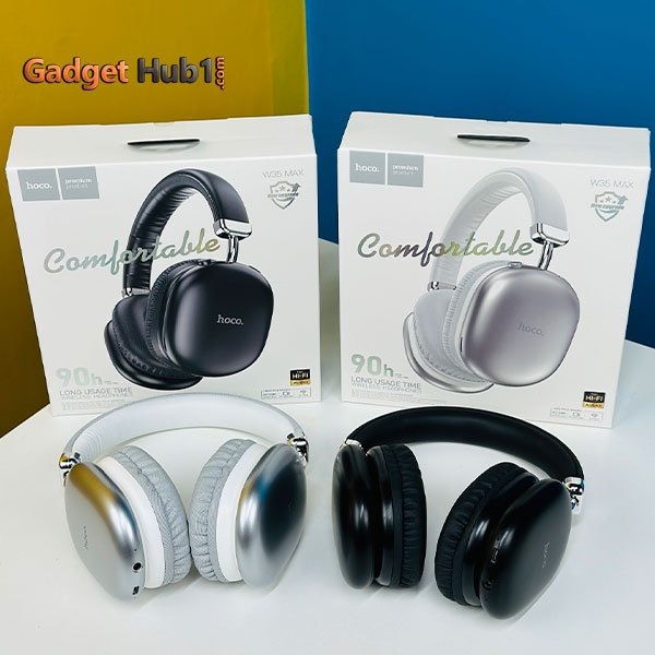 Tai nghe chụp tai Hoco W35 Max bản nâng cấp W35, hỗ trợ mic, cổng AUX 3.5, thẻ nhớ TF Chính Hãng BH 6 tháng | BigBuy360 - bigbuy360.vn