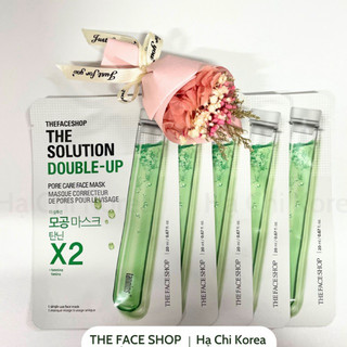 Combo 5 Mặt nạ giấy THE SOLUTION PORE CARE FACE MASK