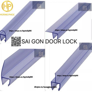  150cm Thanh Ron nhựa kẹp kính cường lực - chặn hơi máy lạnh   chắn nước chống va đập 