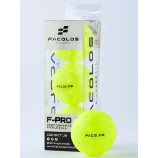 [HCM] (Box 3- 6 balls ) Bóng Pickleball Facolos F-Pro Performance (USAPA) 40 lỗ