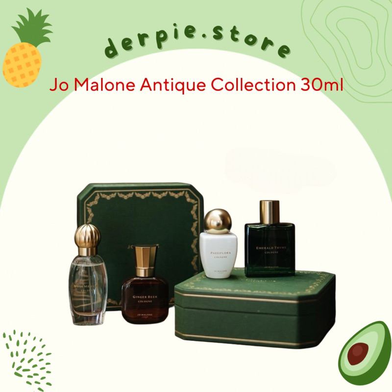 [ 30ML LIMITED ] Nước hoa unisex 𝙅𝙤 𝙈𝙖𝙡𝙤𝙣𝙚 The Antiques Collection : Musk Memento / Passiflora / Eme