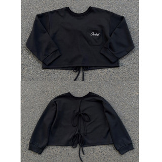 ÁO THUN TAY DÀI THẮT NƠ SAU LƯNG