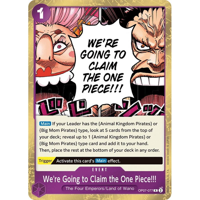 CHÍNH HÃNG - THẺ R - CARD TCG One Piece - [Event]