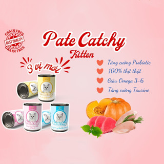 [COMBO 10 LON] 400G Catchy + SNAPPYTOM + Kucinta dành cho chó mèo mọi lứa tuổi