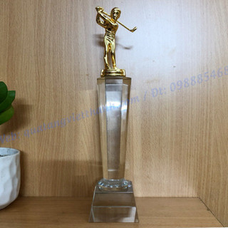 CÚP PHA LÊ (MẪU GOLF KIM LOẠI CAO)