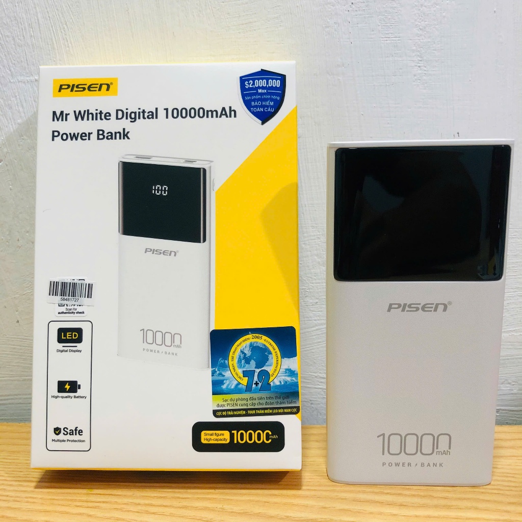 Sạc dự phòng Pisen 10000mAh - TP-D33