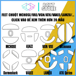 [Tổng Hợp] Mouse Feet PTFE WHITE ICE Cho Chuột VXE VGN ATK MCHOSE AJAZZ LAMZU PULSAR DARMOSHARK BEASTX SORA