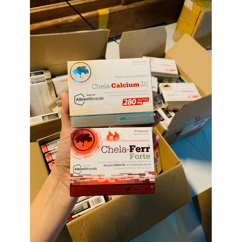 Bộ Hữu Cơ Chela Calcium D3