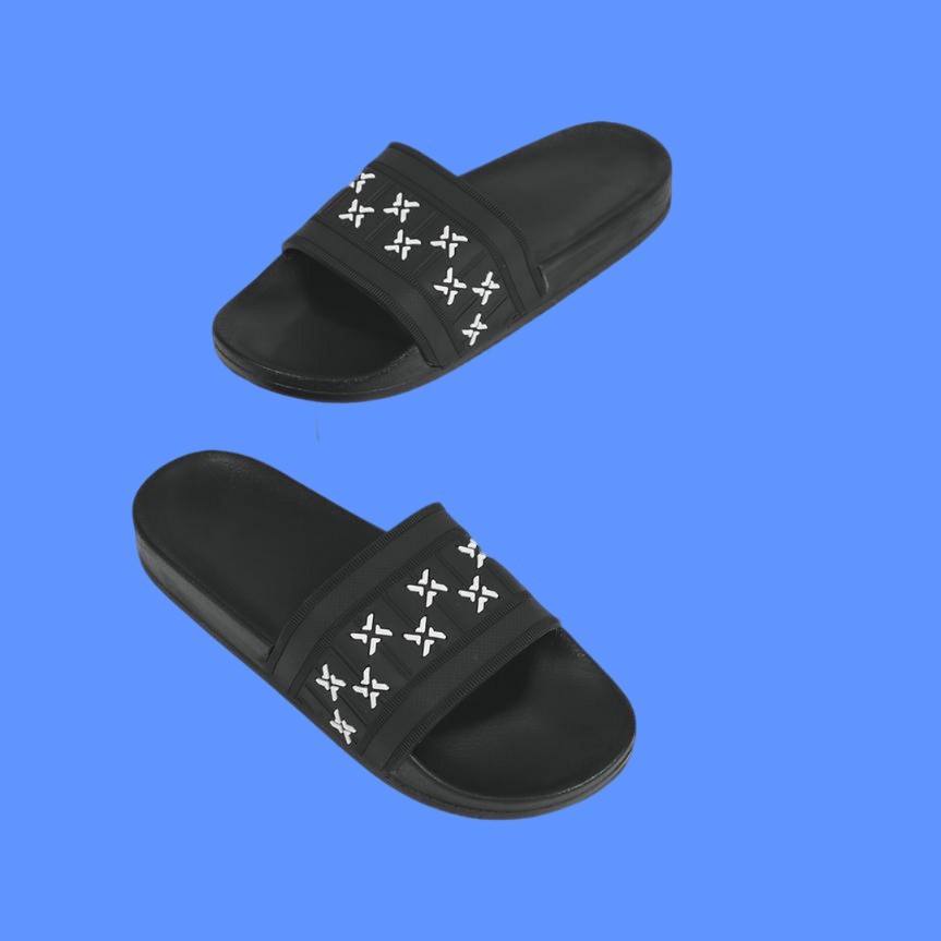 Dép Nam Nữ DG Dolce Đế Cao Su Non Êm Chân, Dép quai ngang in vân nổi logo chữ DG 2023