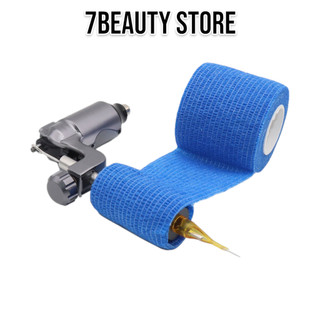 COMBO 5 Cuộn Bọc Máy Xăm Băng quấn cao su non chống trơn trượt, bảo vệ tay cầm 7BEAUTY Dụng cụ phun xăm