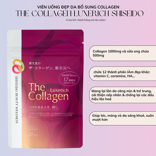 The Collagen Shiseido bột/viên Luxerich
