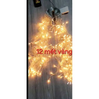 Đèn nháy thả trần 12met điểm xanh, vàng nắng