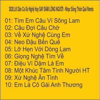 3020.TIM EM CAU VI SONG LAM A PAO LK Dan Ca Xu Nghe Hay SAY DAM LONG NGUOI Nhac Song Thon Que Remix) chất lượng cao