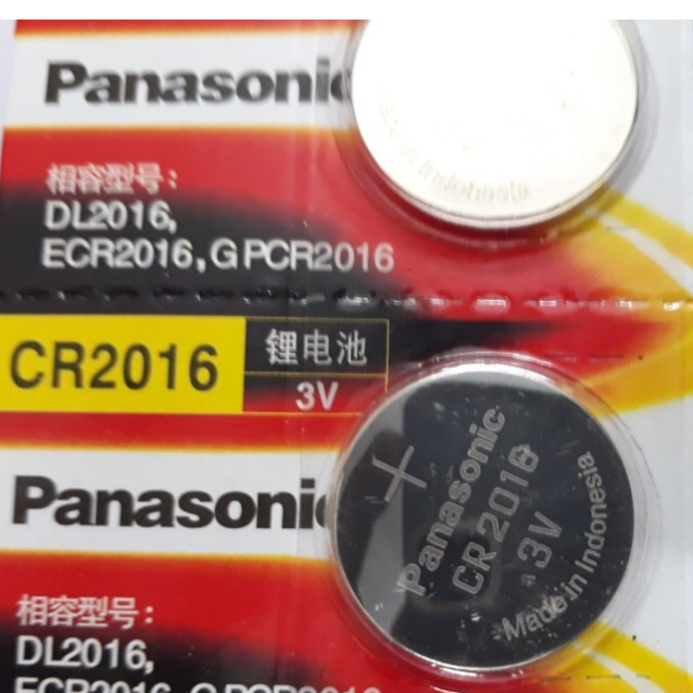 02 Pin cúc áo Panasonic Lithium CR2016