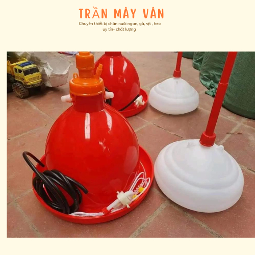 Máng chuông, máng nước tự động cho gà vịt hàng Thái Lan loại 1 nhựa zin-dày