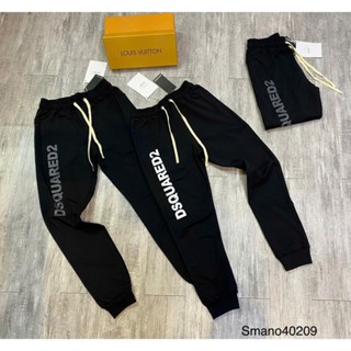 Quần Jogger In Chữ DSQ Dọc ❤ Quần Thể Thao Chất Nỉ Dày Dặn Dáng Rộng Nam Nữ NA502
