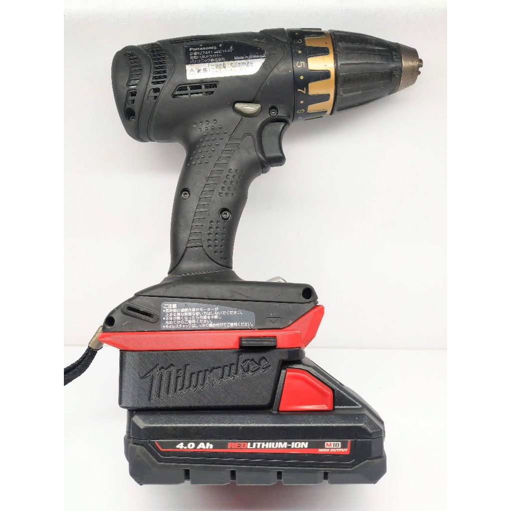 ( MTools ) Đế chuyển pin Milwaukee cho máy Panasonic National 14 18v