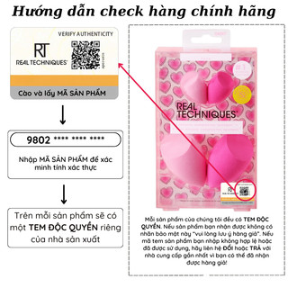 Set 2 Mút Lớn Và 2 Mút Mini RT Real Techniques Miracle Complexion Sponges