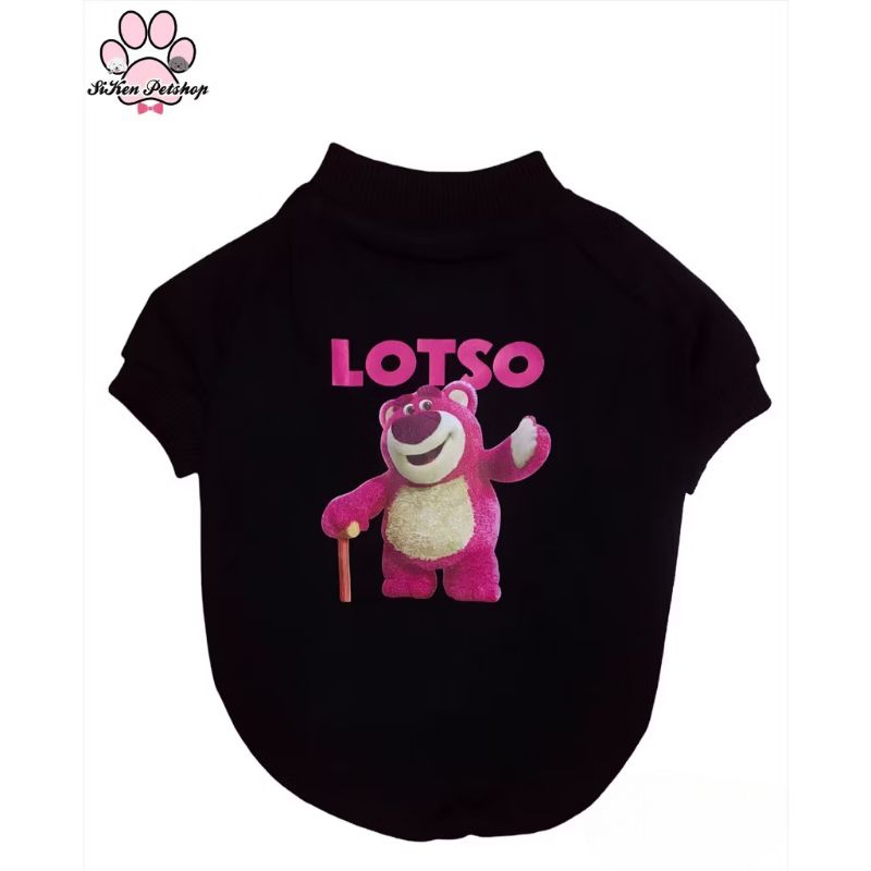 [NEW] Áo Thun Gấu Lotso Cho Thú Cưng CHÓ - MÈO Size XS-XXL Siêu Dễ Thương