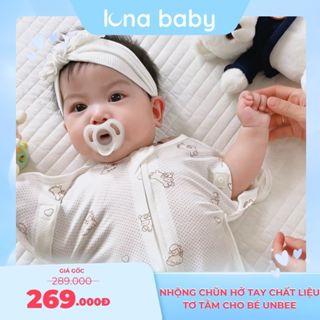 [Unbee] Nhộng chũn tơ tằm thông hơi mở tay thoáng mát, mềm mịn giúp bé ngủ ngon size từ 0 đến 9 tháng (mẫu ngẫu nhiên)