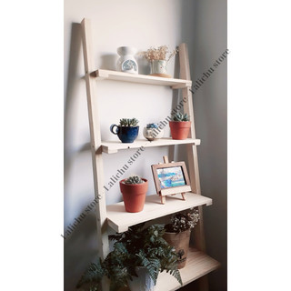 Kệ gỗ để đồ 5 ngăn hình thang, kệ bậc thang 5 tầng