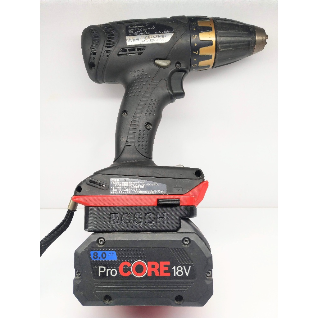 ( MTools ) Đế chuyển pin BOSCH cho máy Panasonic National 14 18v