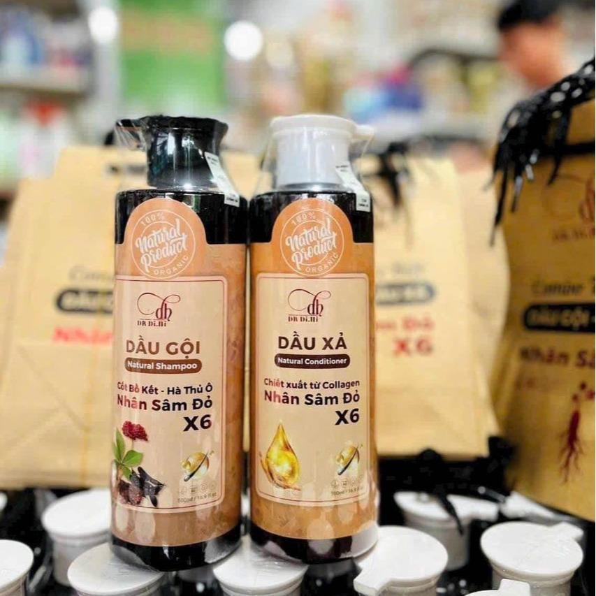 Dầu Xả Chiết Xuất Collagen Nhân Sâm Đỏ X6 Dr Di Hi Chính Hãng