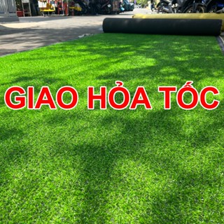 Thảm cỏ nhân tạo trang trí giá rẻ, cỏ 2cm đế nỉ ( Giao Hỏa Tốc)