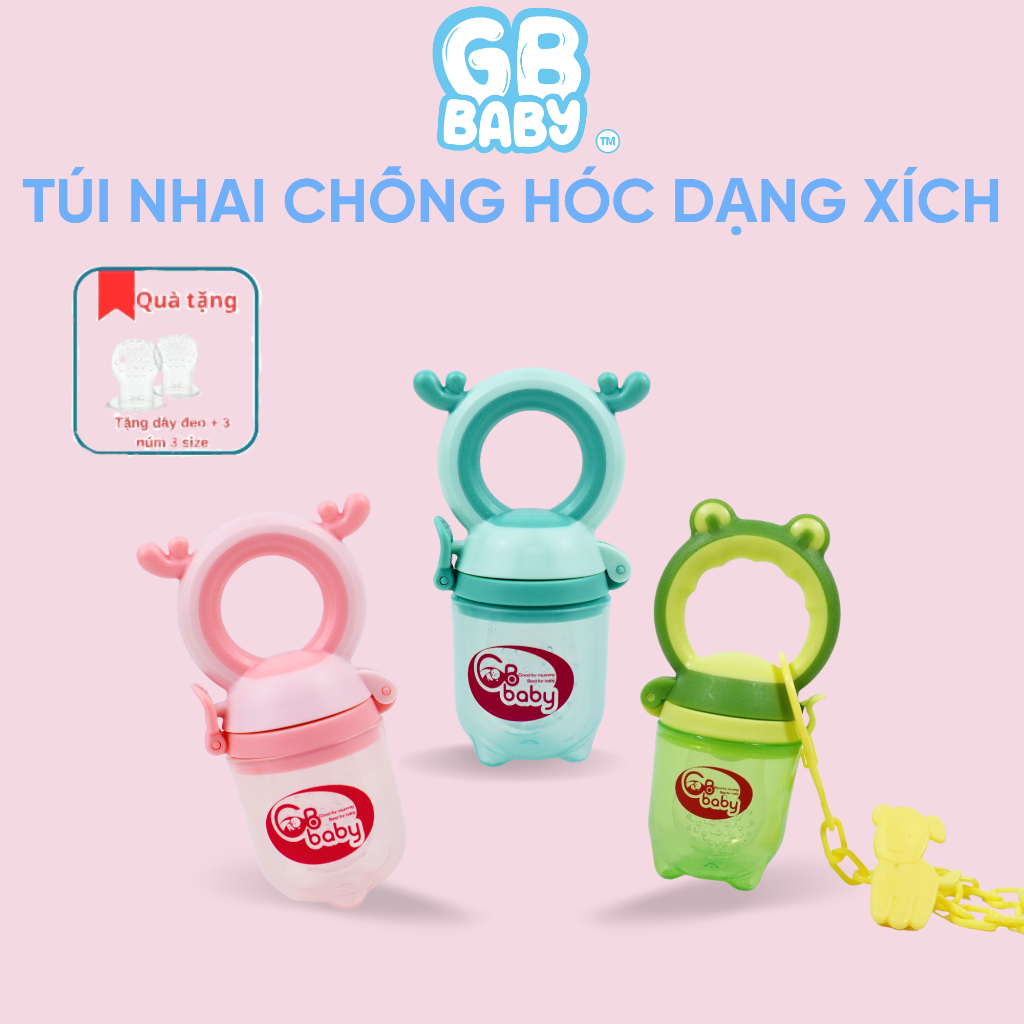 [GB-Baby Chĩnh hãng] Túi nhai chống hóc cho bé GB-Baby