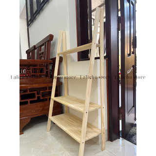 Kệ đề đồ chữ A gỗ tự nhiên, kệ chữ A 4 tầng