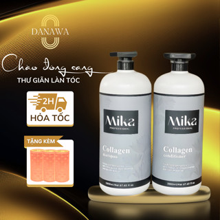  Dầu gội xả MIKA Collagen 2000ML sạch gàu ngừa gãy rụng chăm sóc da đầu hương nước hoa 