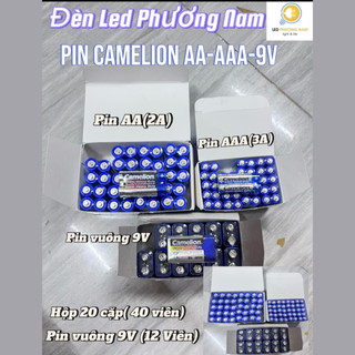 [CAMELION - Hộp] Pin AA, AAA, Vuông 9V Thông Dụng