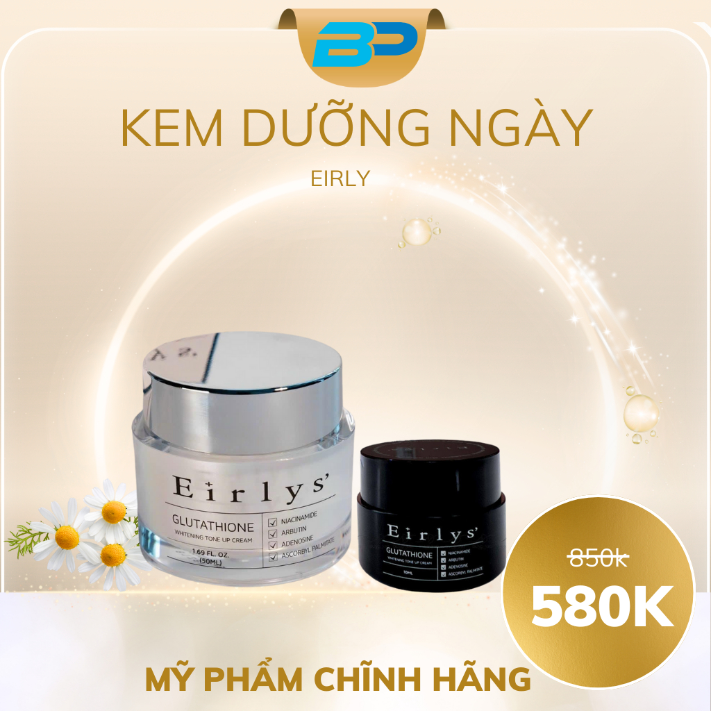 Kem Dưỡng Eirlys' Glutathione Mờ Thâm Nám, Tàn Nhang 50ml