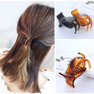 Vỉ 12 chiếc kẹp tóc ba răng 2 màu đen và vàng - SP000741