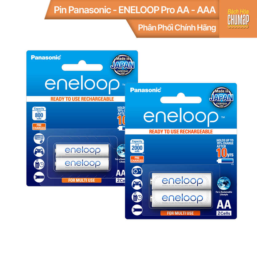 Pin Panasonic - Eneloop Pro AA / AAA - Chính Hãng