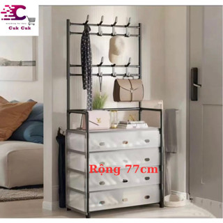 Kệ để giày, Kệ đựng giày dép 5 tầng, có lớp nhựa PP lót chống bụi