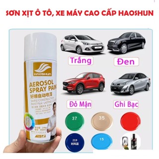 Sơn xịt Ô Tô, Xe Máy Chuyên Dụng Chuẩn Màu - Siêu Bóng, Mịn, Bám Dính Tốt HAOSHUN AEROSOL SPRAYPAINT