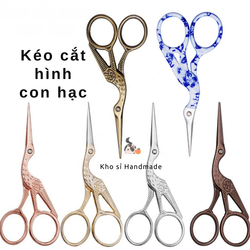 Kéo Cắt Hình Con Hạc - Khosihandmade