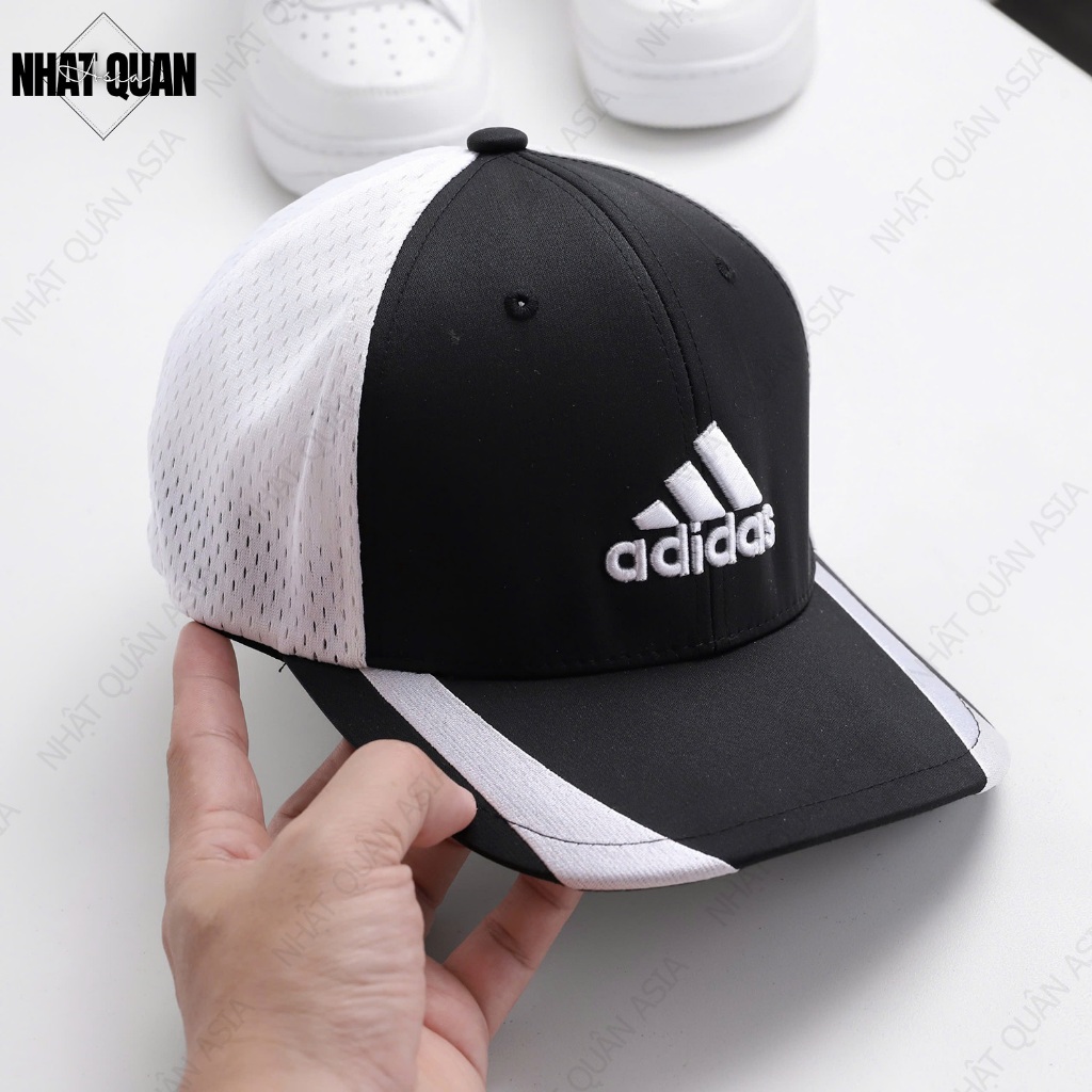 Mũ nón lưỡi trai Adidas kết sọc phối lưới bít đuôi xịn xò - Nhật Quân Asia nhatquanasia