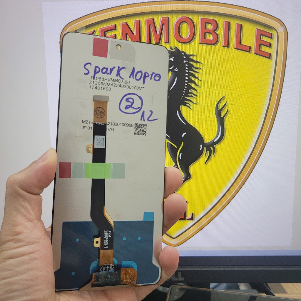 Màn Hình Tương Thích Techno Spark 10 Pro/ Pova 7 (tặng keo dán + cường lực)