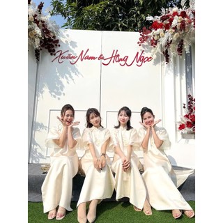 Áo Dài Cách Tân Nữ Tay Bèo LD22