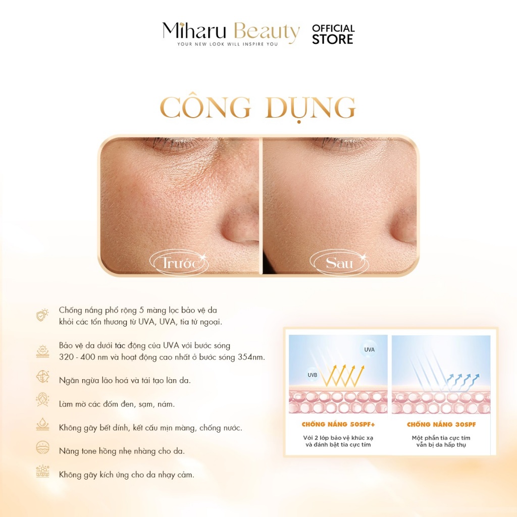 Kem chống nắng phổ rộng căng da - 7GF UV Care & Tone-up SPF50+/PA++++ 80g | BigBuy360 - bigbuy360.vn