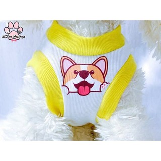 Áo ba lỗ Corgi cho Thú Cưng Chó/Mèo Siêu Dễ Thương